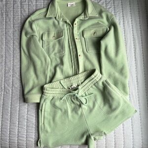 Kids Green Pajama Set